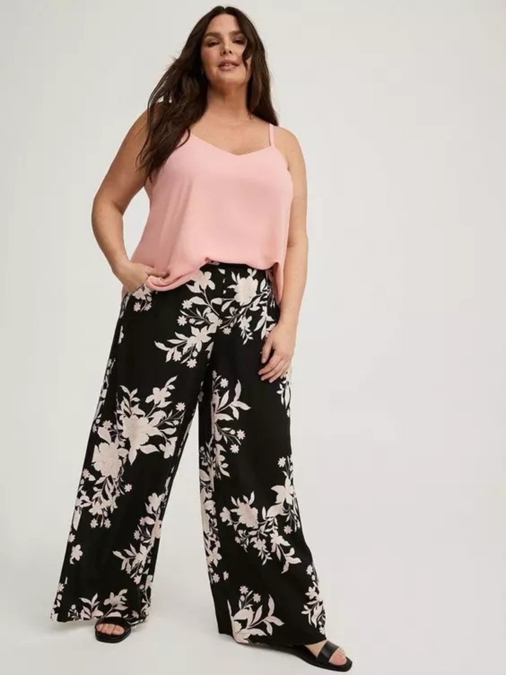 Beautiful Torrid Floral Wide-Leg Pant